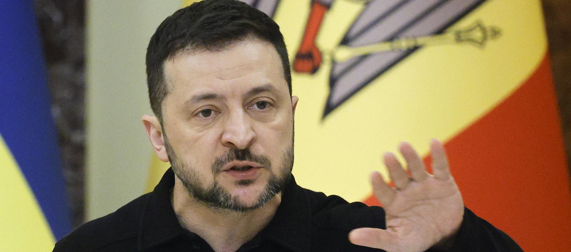 Volodímir Zelenski, Presidente de Ucrania.