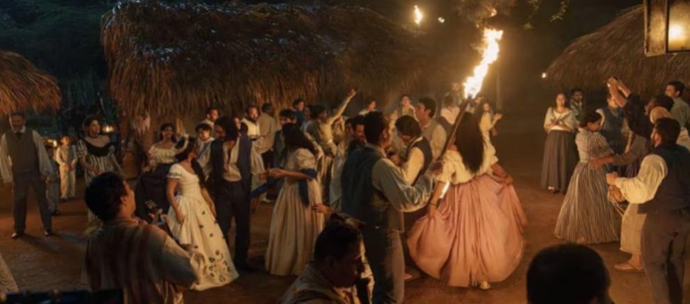 Una de las escenas de la producción.