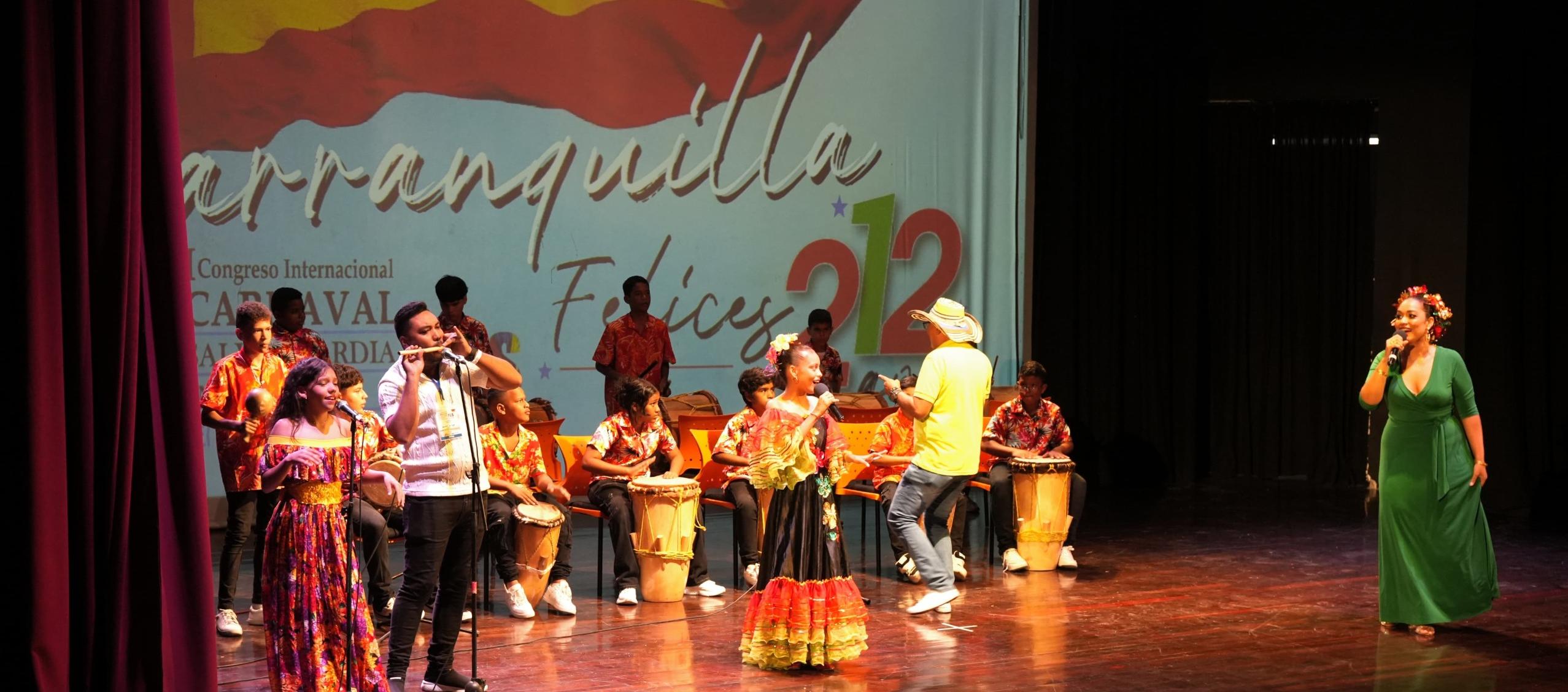 Muestra folclórica del Carnaval de Barranquilla.