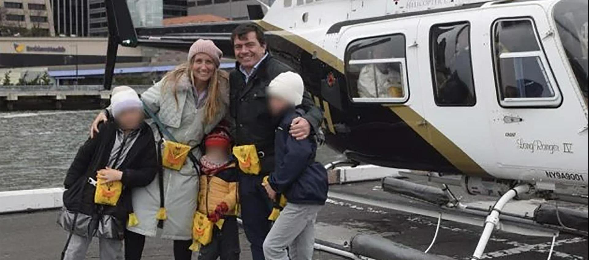 Víctimas del accidente aéreo. 