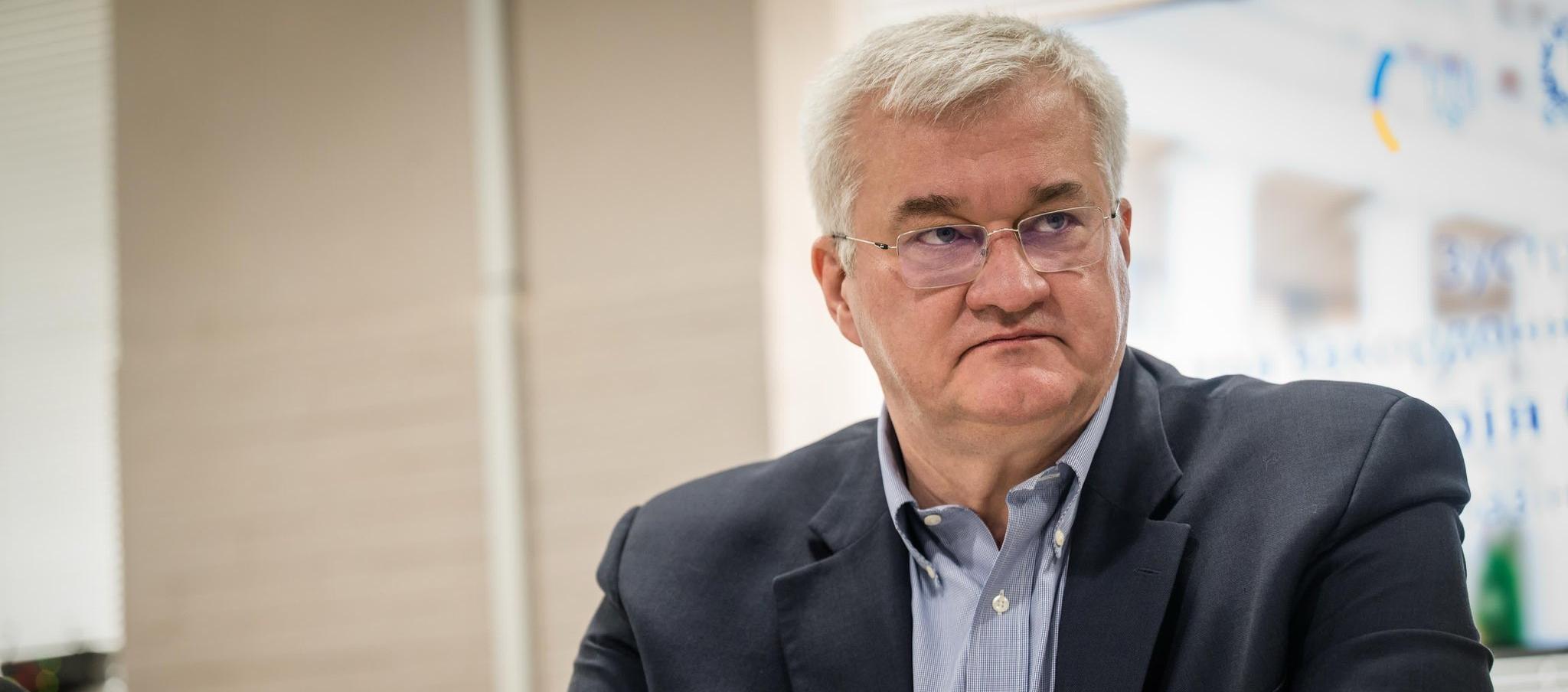 El ministro de Exteriores ucraniano, Andrí Sibiga.