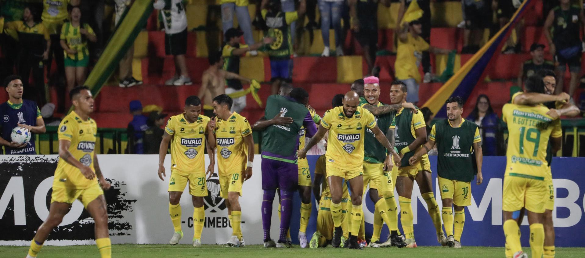 Jugadores del Atlético Bucaramanga. 