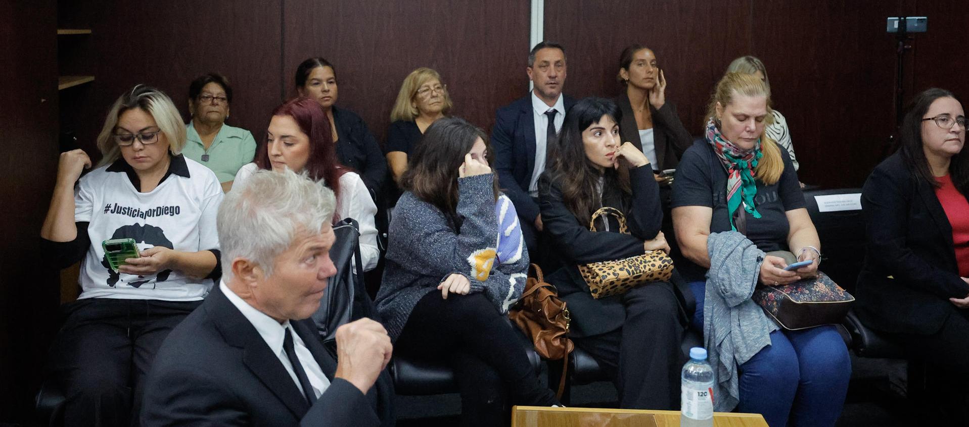  Audiencia del juicio por la muerte de Diego Maradona.