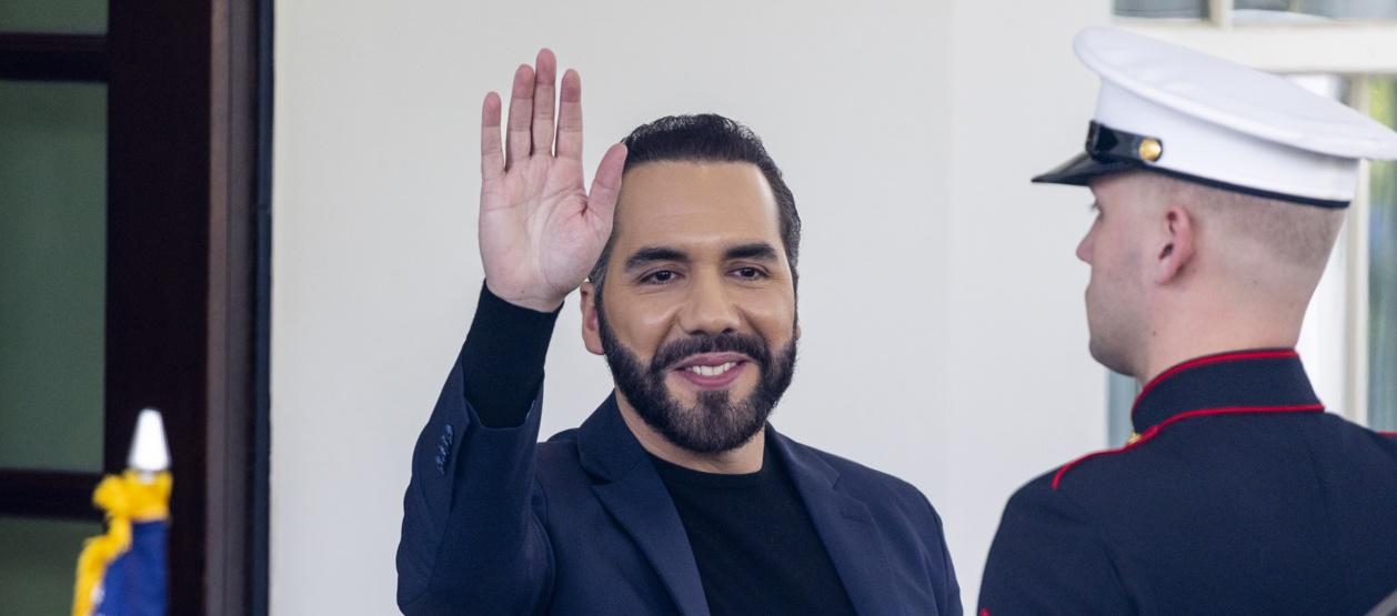 El presidente de El Salvador, Nayib Bukele.