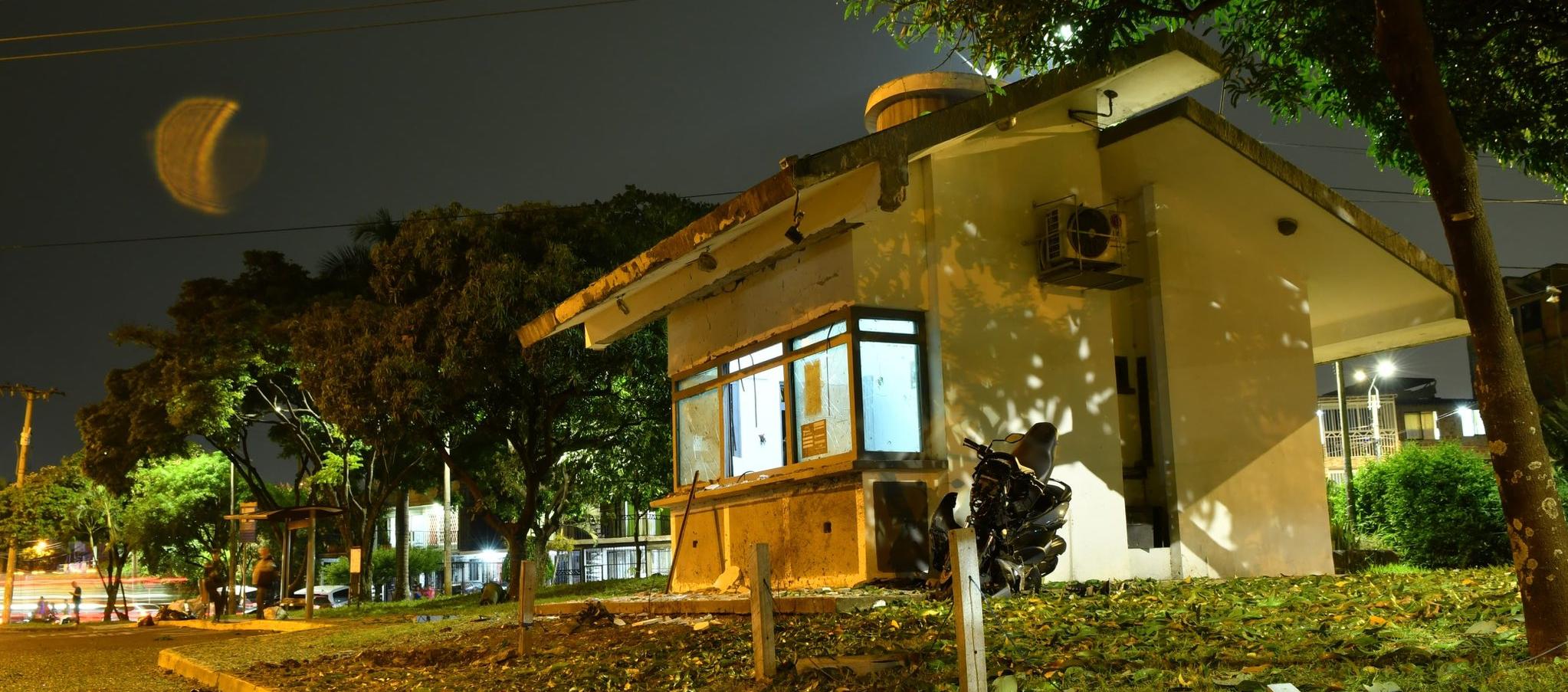 CAI después de la explosión. 