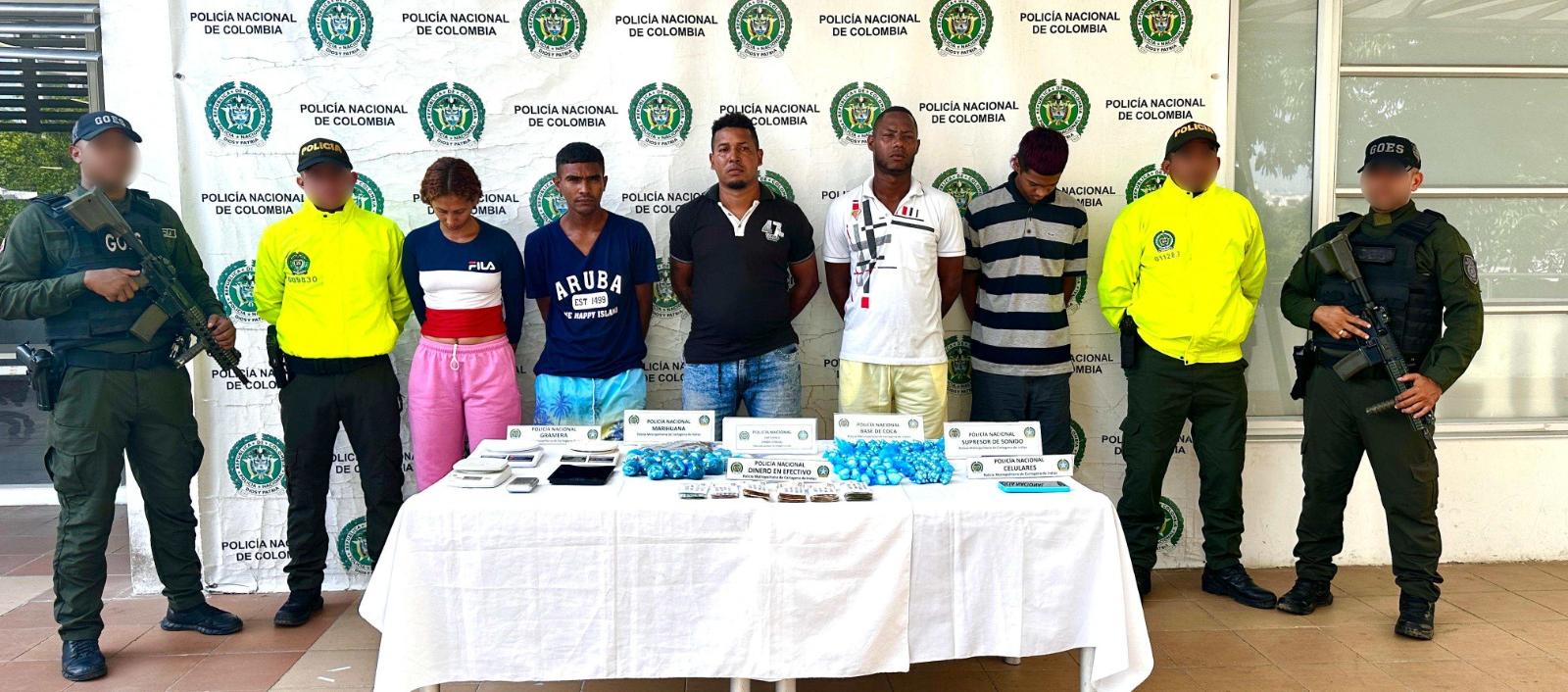 Capturados en Cartagena. 