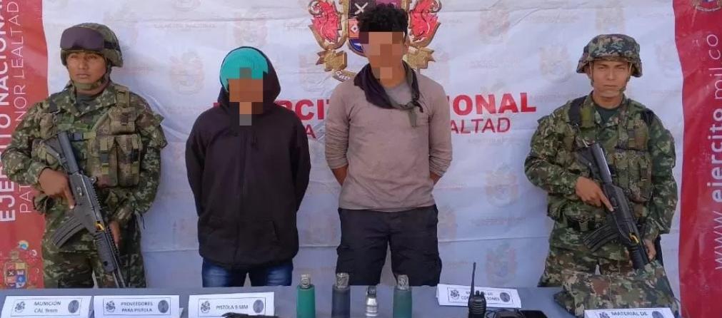 Capturados por el Ejército. 