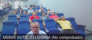 Aspecto de la audiencia virtual de este miércoles.