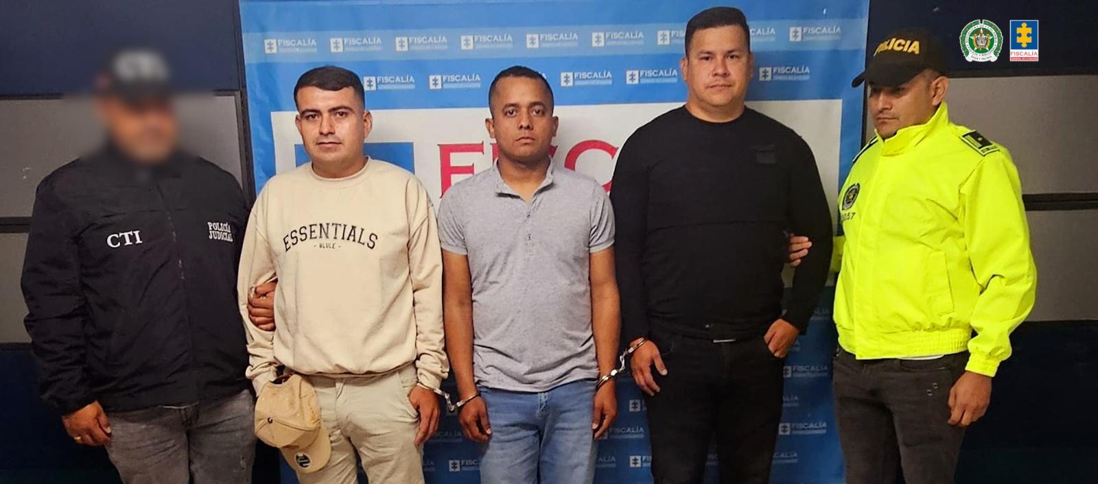 Las capturas fueron realizadas por el CTI de la Fiscalía y la Policía. 