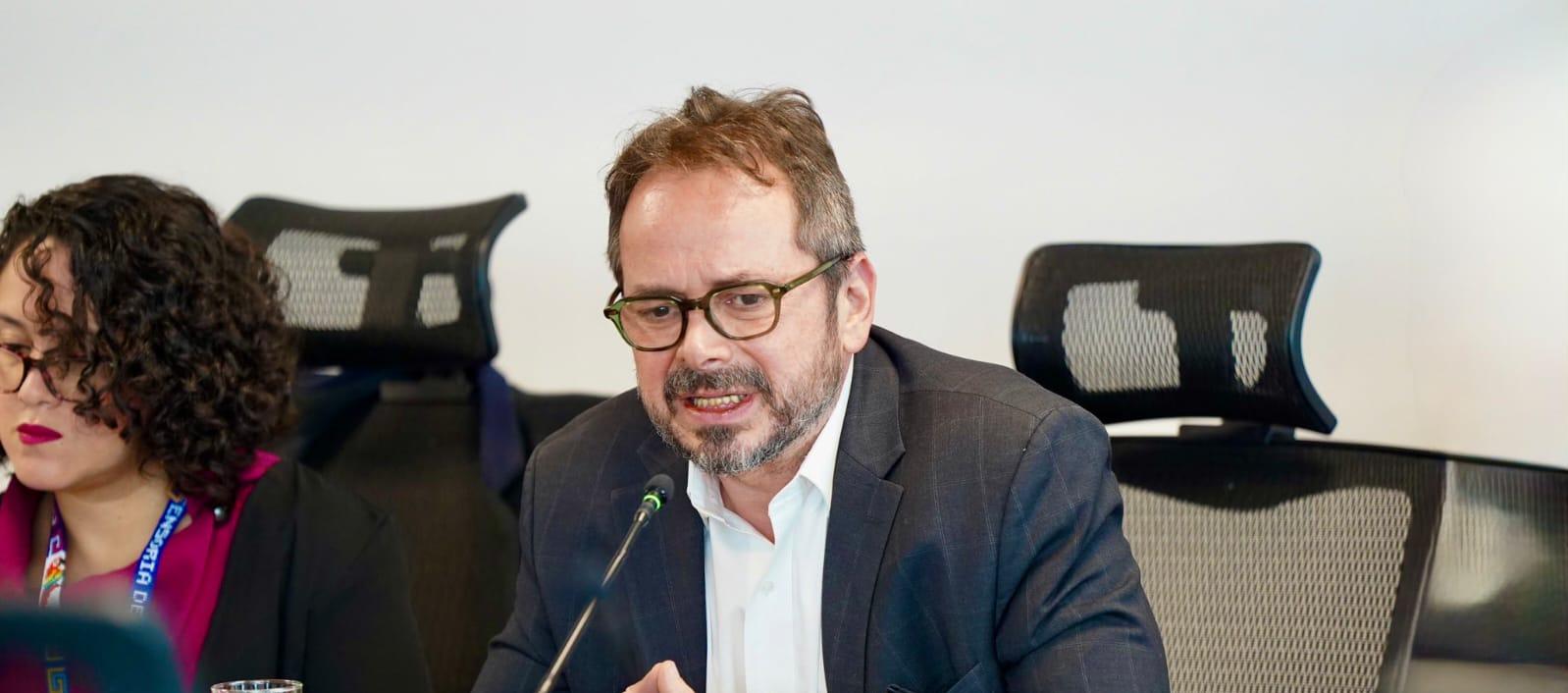 Carlos Ruiz Massieu, secretario general de la ONU en Colombia. 