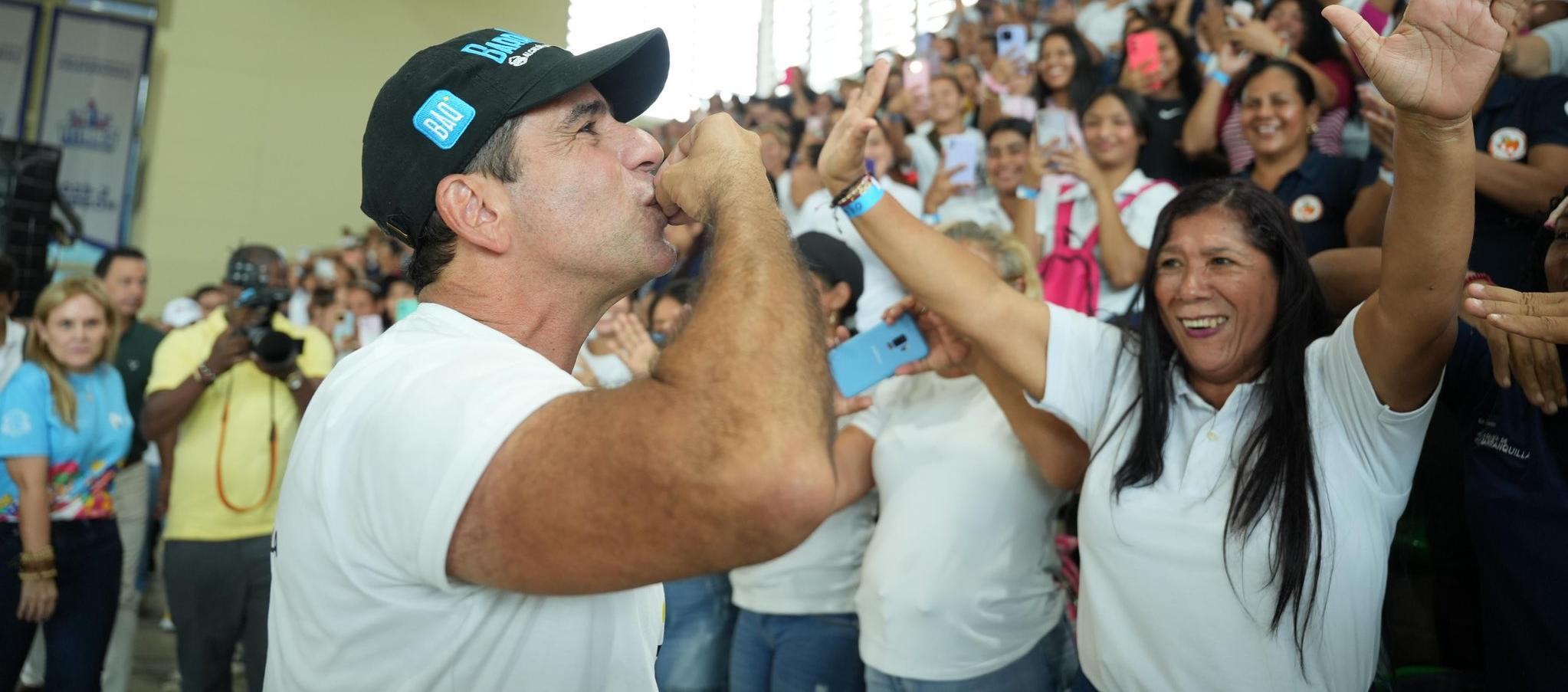 El Alcalde de Barranquilla, Alex Char.