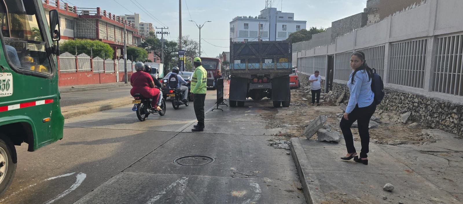 Las obras iniciaron este martes 1 de abril. 