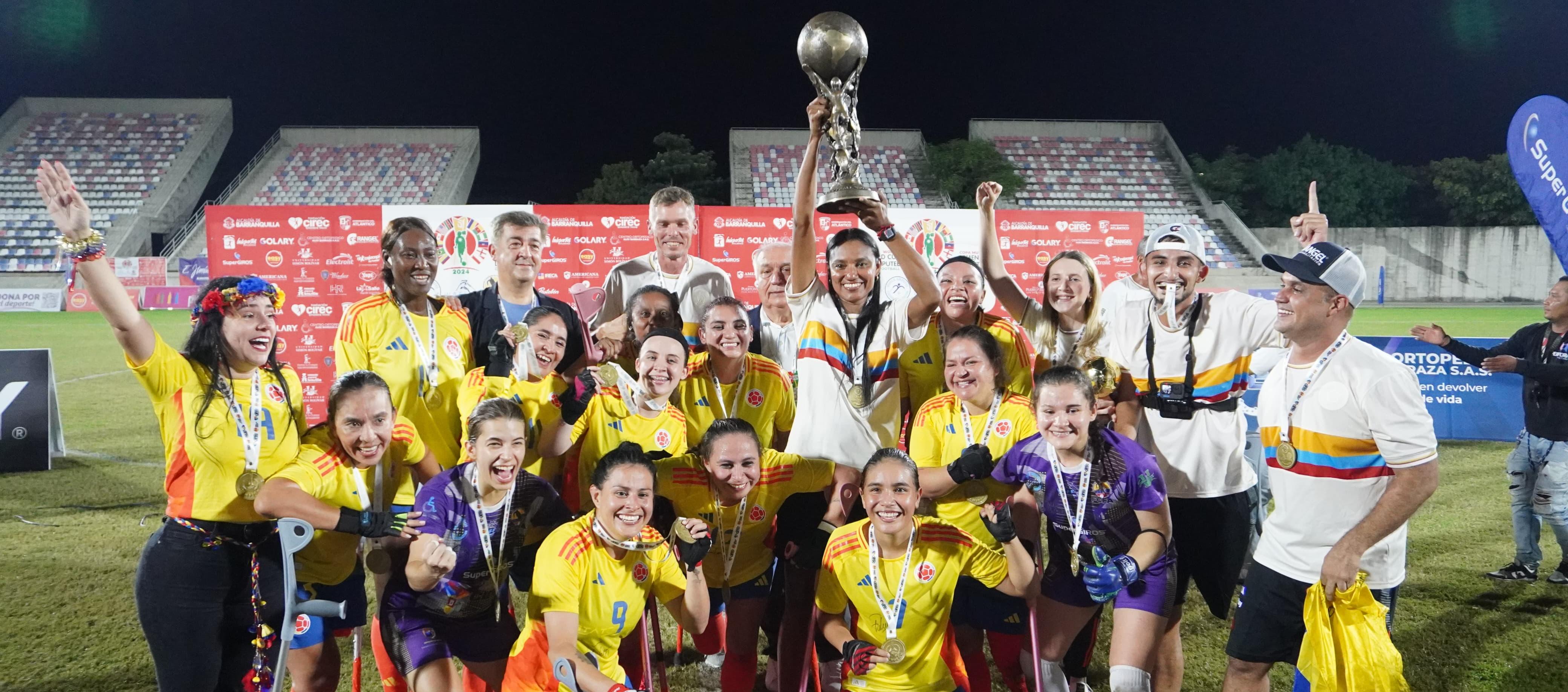 Colombia ganó el Mundial de Amputadas en noviembre de 2024.