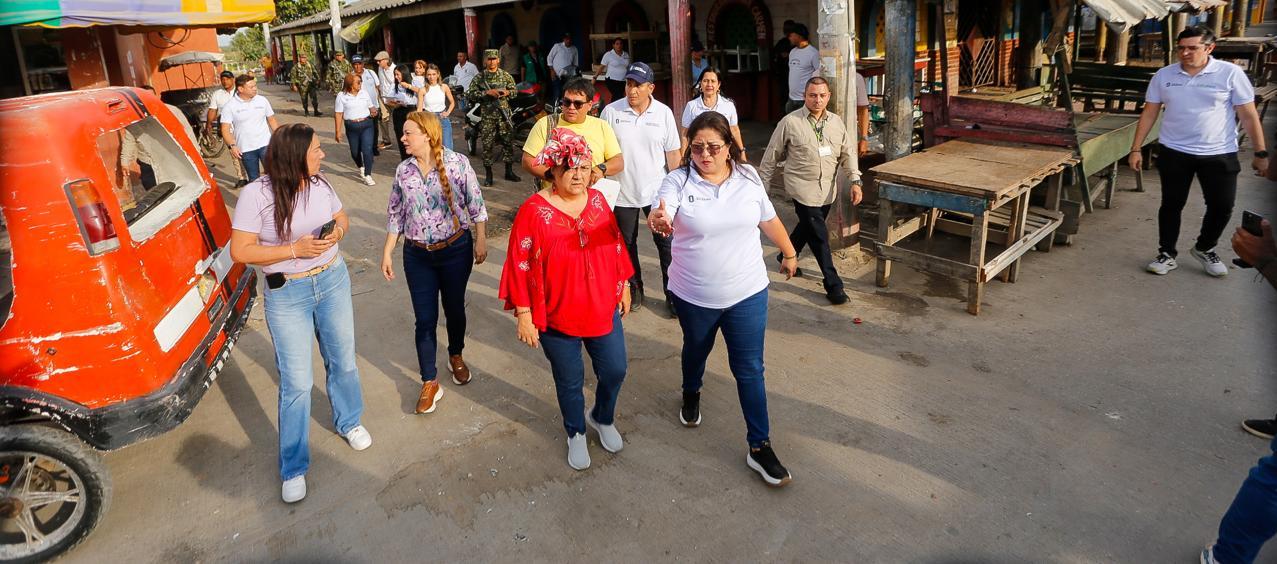 La Alta Consejera Luz María Múnera fue acompañada por la Alcaldesa de Soledad, Alcira Sandoval.