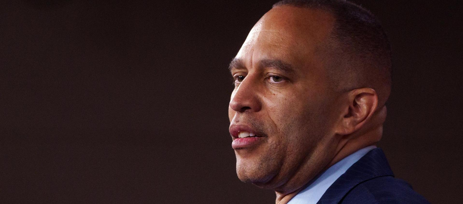 El líder de la minoría en la Cámara de Representantes de Estados Unidos, el demócrata Hakeem Jeffries.