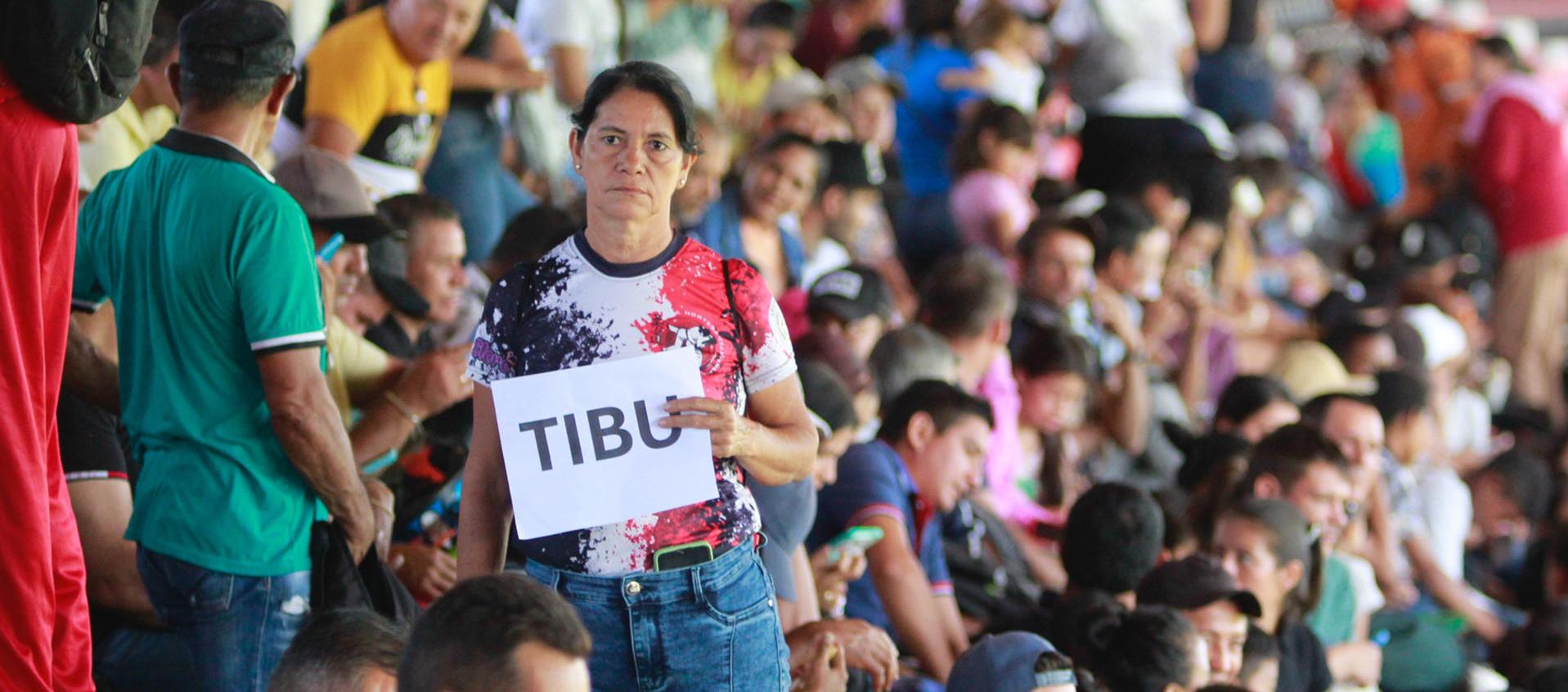 Desplazados por conflicto en el Catatumbo.