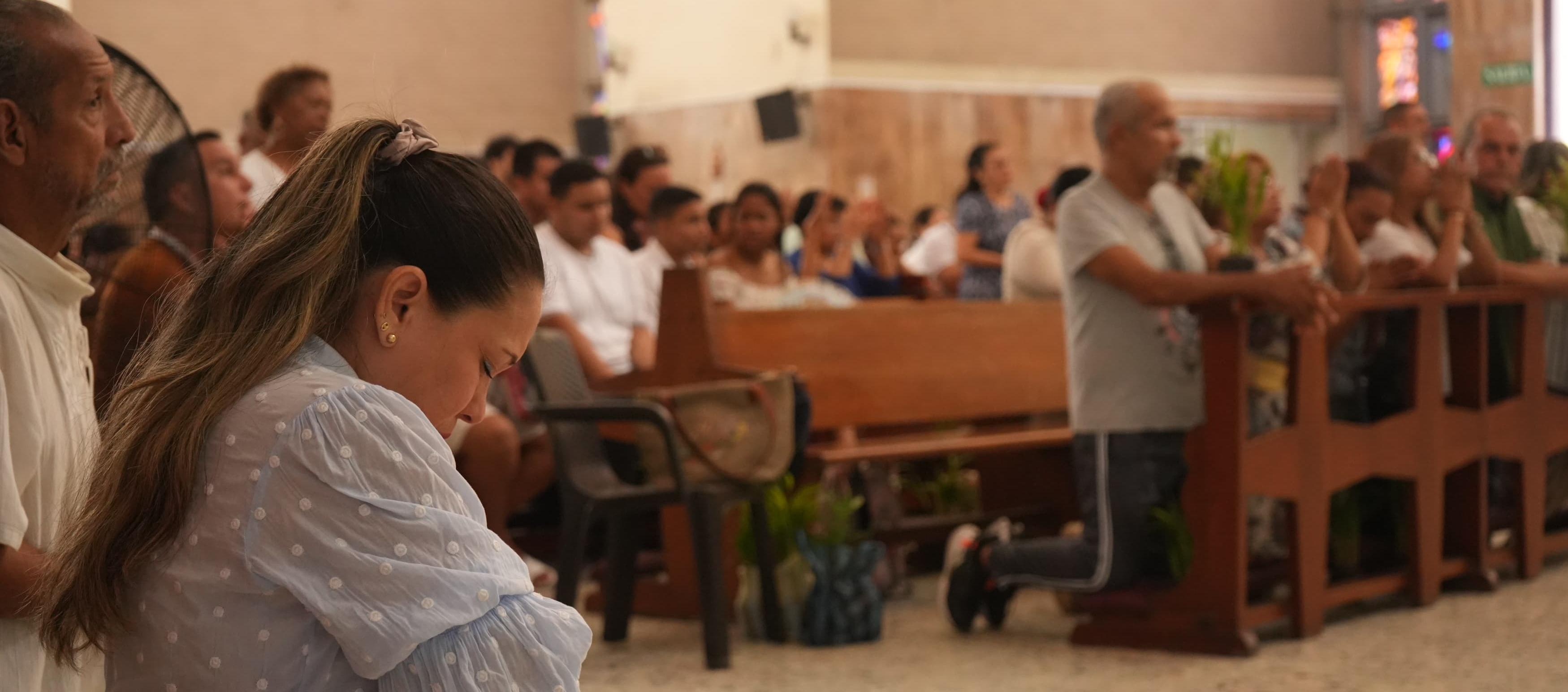 Misa del Domingo de Ramos en la Catedral.