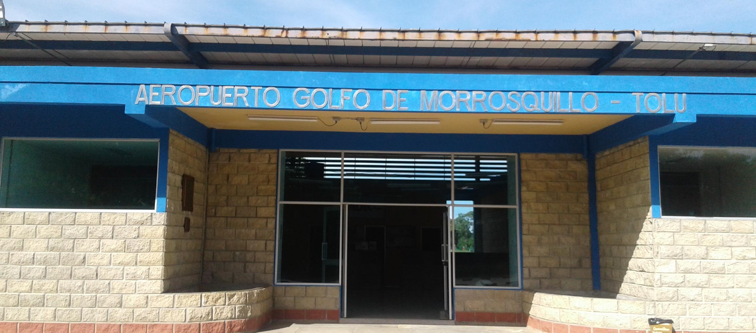 El Aeropuerto Golfo de Morrosquillo del municipio de Tolú.