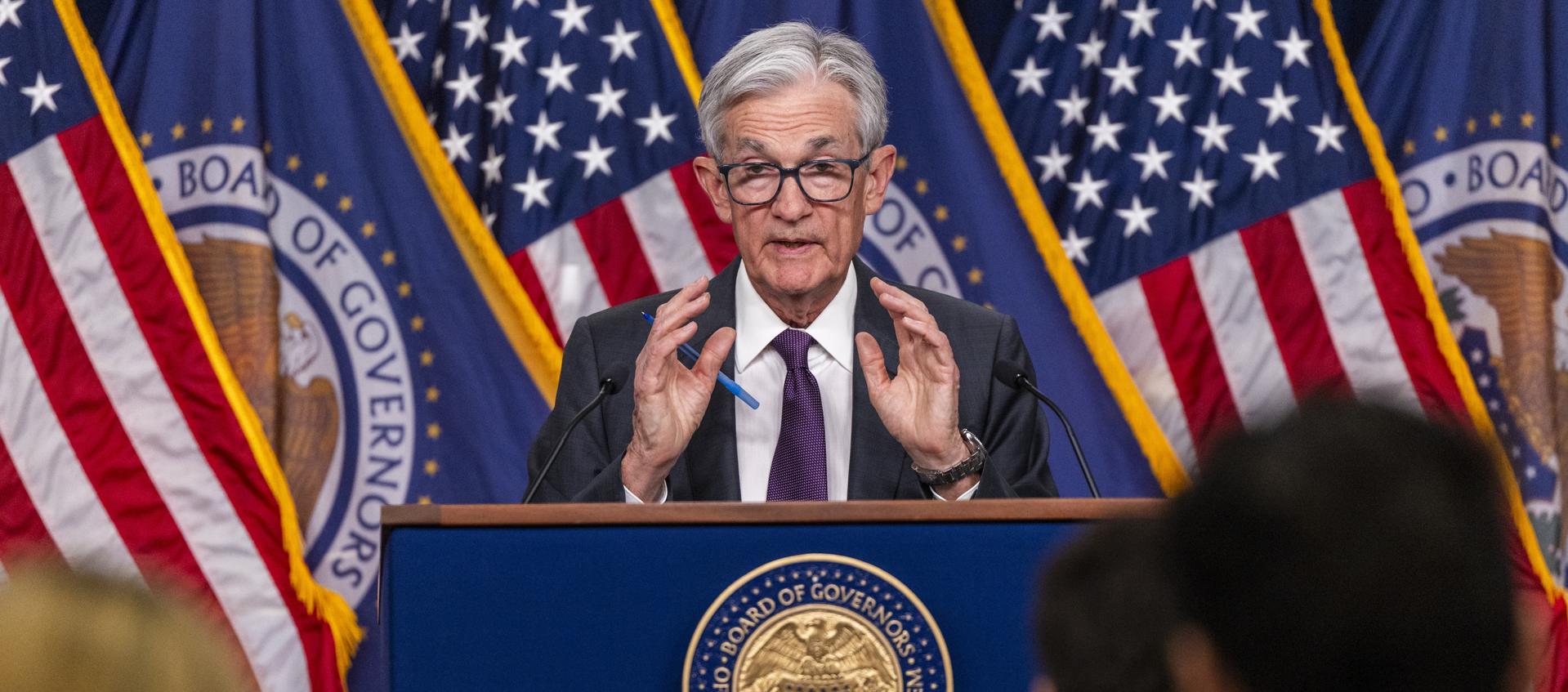 El presidente de la Reserva Federal estadounidense, Jerome Powell.