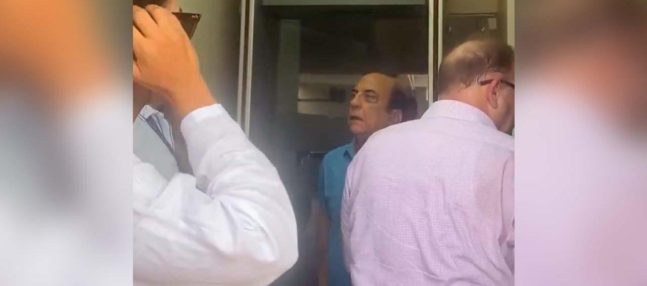 Jorge Pérez Bernier en la Fiscalía de Riohacha. 