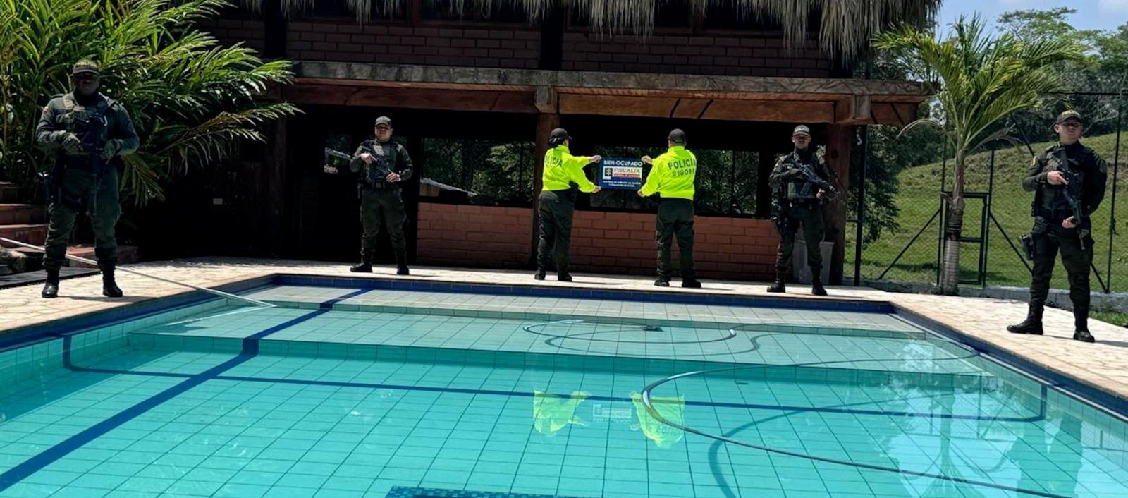 Uno de los bienes que entraron a extinción de dominio.  