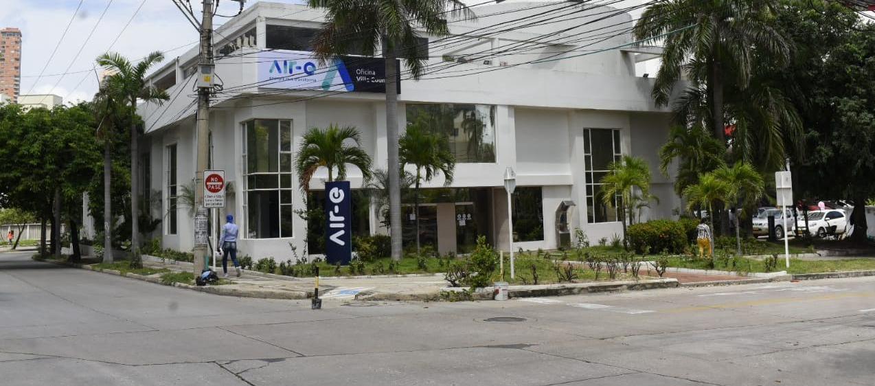 Fachada de la empresa Air-e.