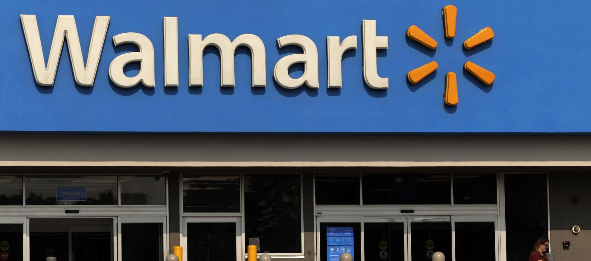 Fachada de una tienda Walmart.