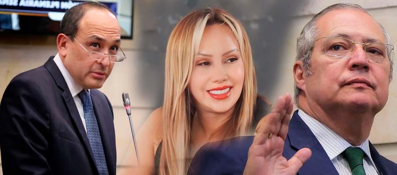 Vladimir Fernández, Sandra Ortiz e Iván Name.