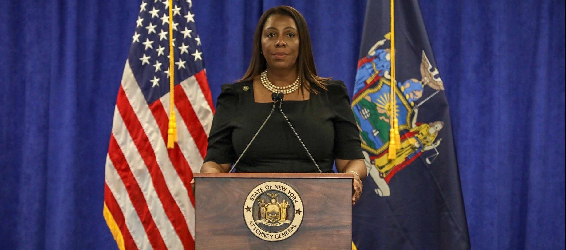 Letitia James, fiscal general de Nueva York.