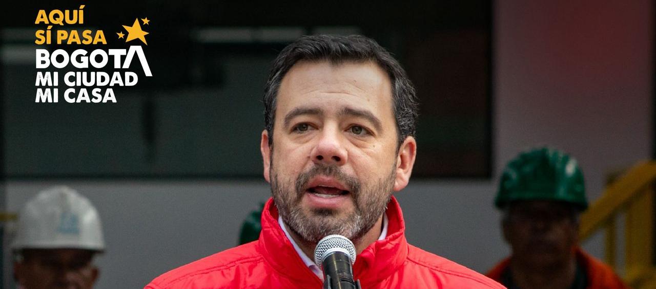 El alcalde de Bogotá, Carlos Fernando Galán