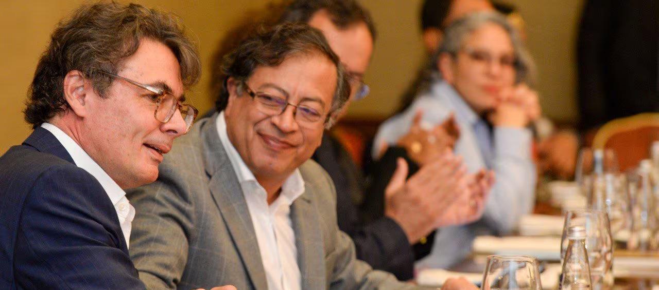 Alejandro Gaviria y Gustavo Petro.