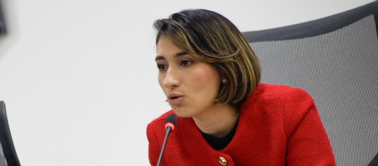 Laura Sarabia, canciller colombiana.