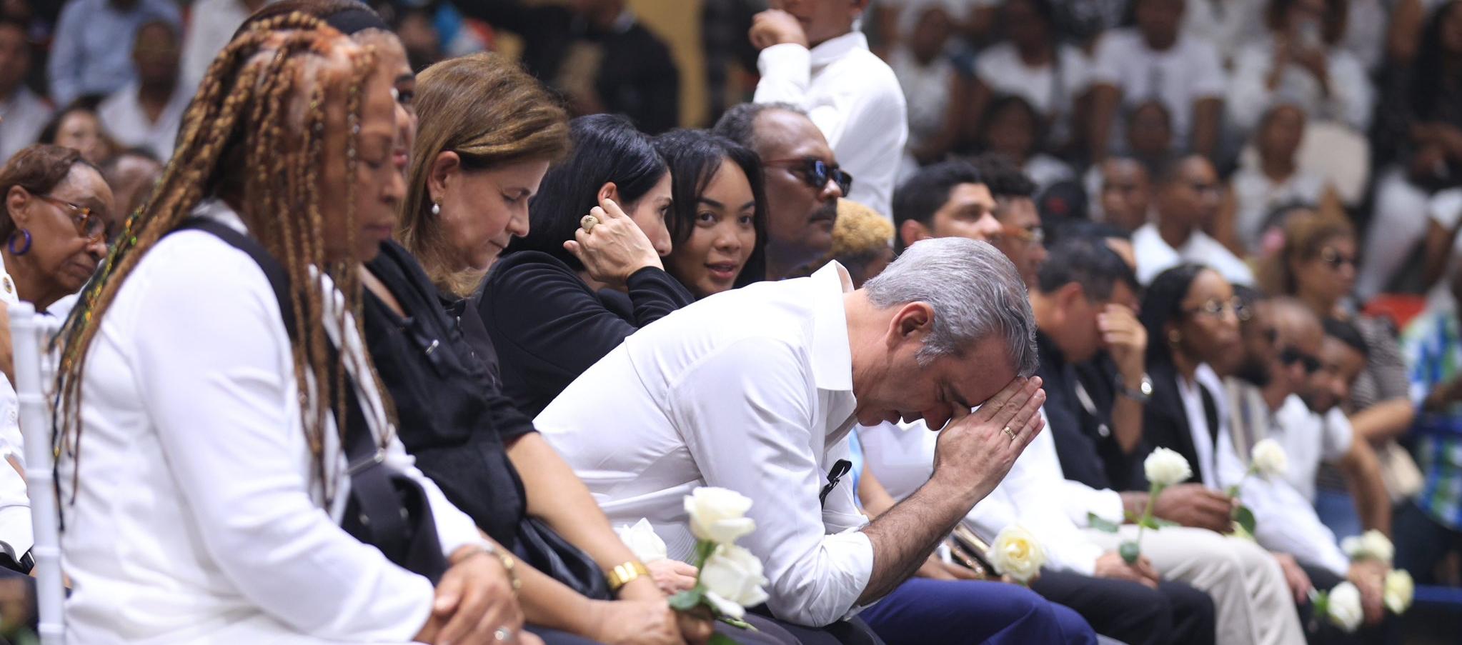 Luis Abinader, Presidente de República Dominicana, estuvo presente en la misa.