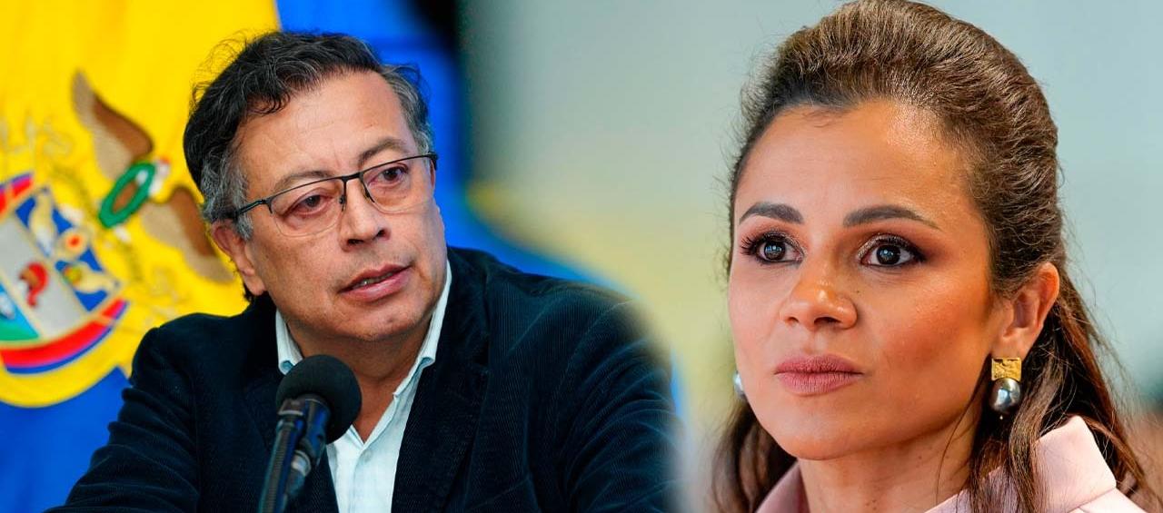 Presidente Gustavo Petro - Presidenta de Naturgas Luz Stella Murgas.