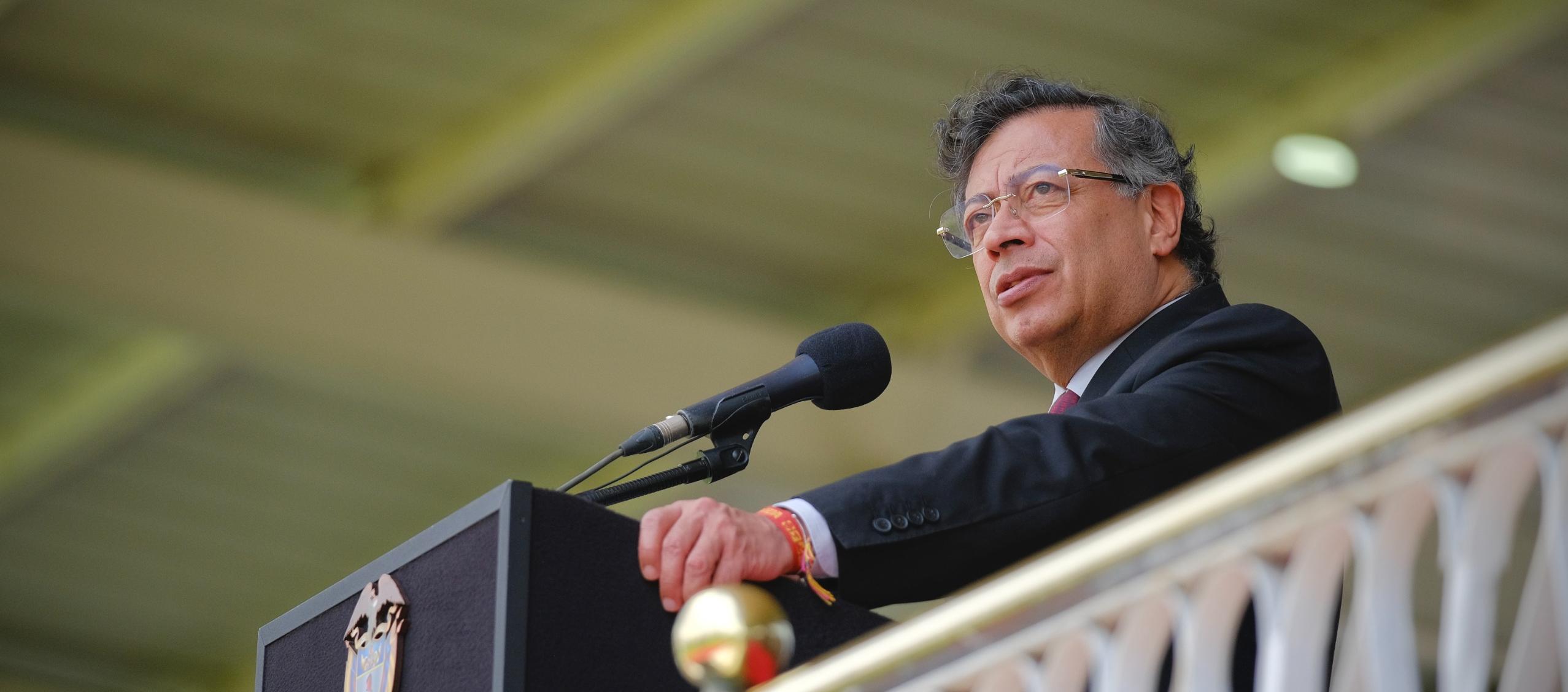 Presidente Gustavo Petro Urrego. 