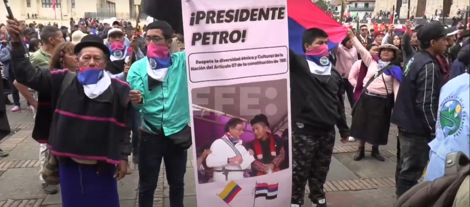 Piden soluciones a sus problemas de educación, tierras y seguridad, según dijeron este martes representantes de esa comunidad.