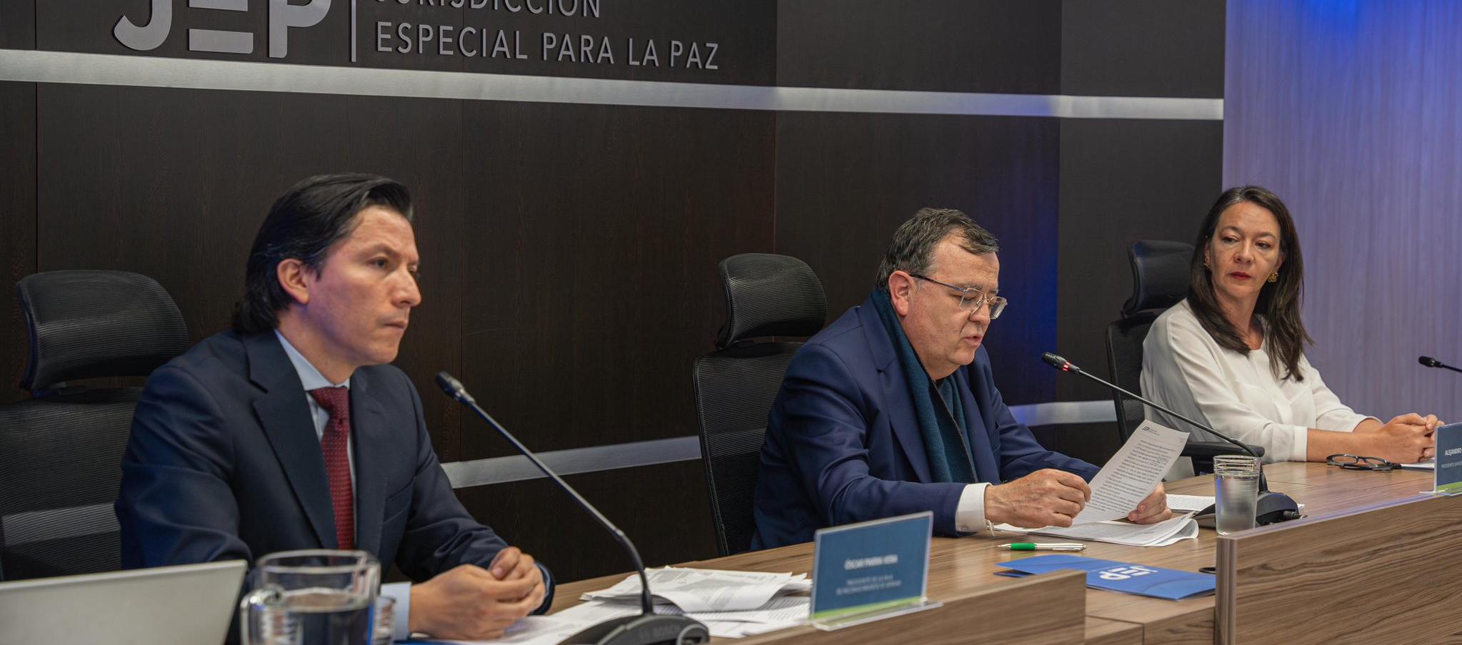 Alejandro Ramelli, presidente de la JEP.