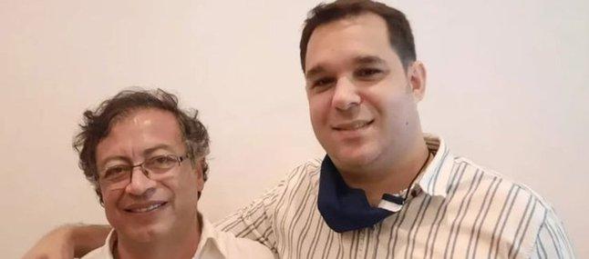 Juan Ucrós con el Presidente Gustavo Petro en el 2022. 