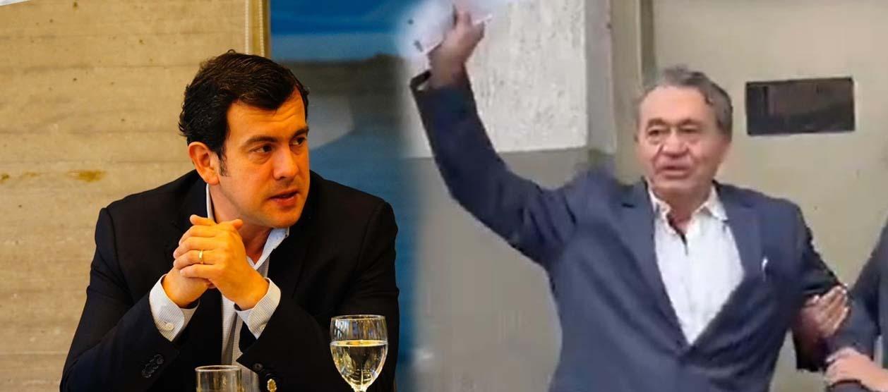 Rodrigo Lara y Carlos Lehder.