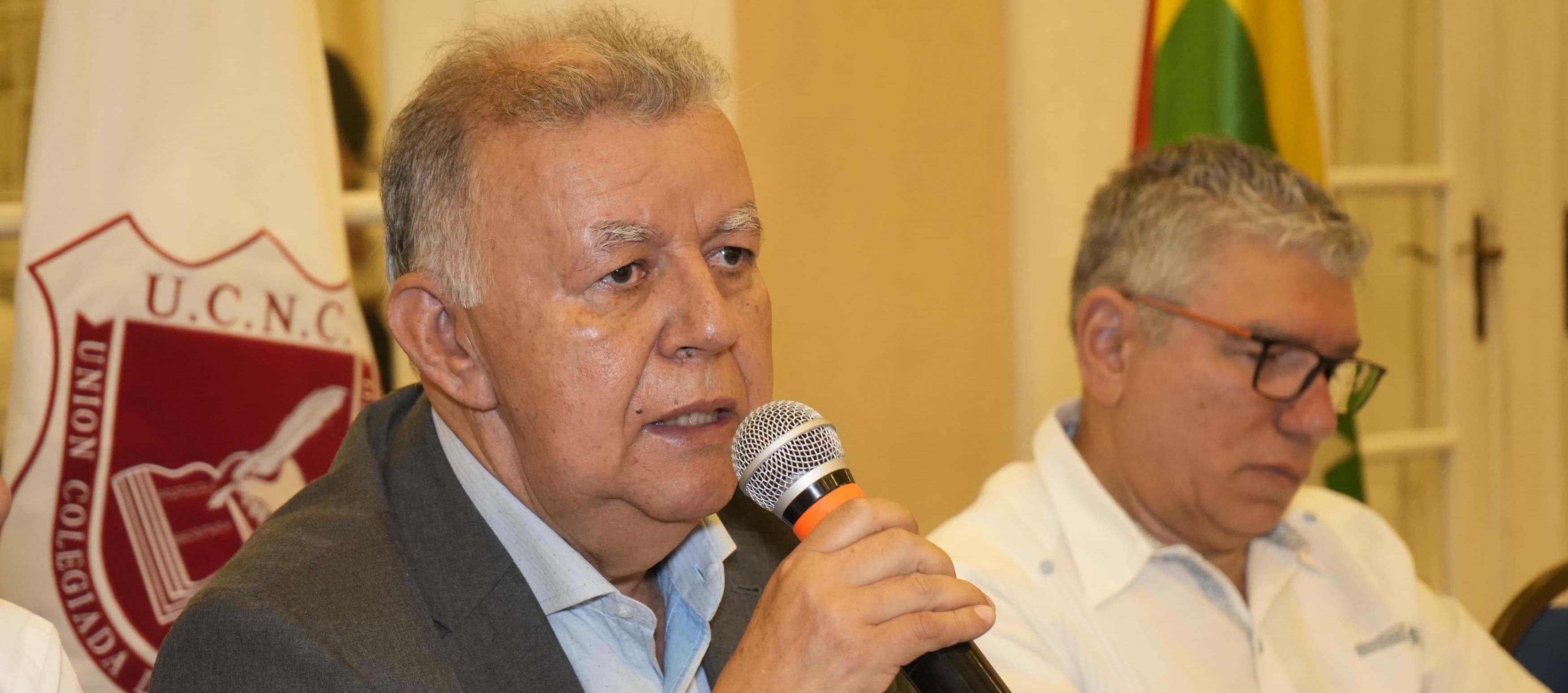 Luis Efrén Leyton Cruz, presidente de la Unión Colegiada del Notariado Colombiano