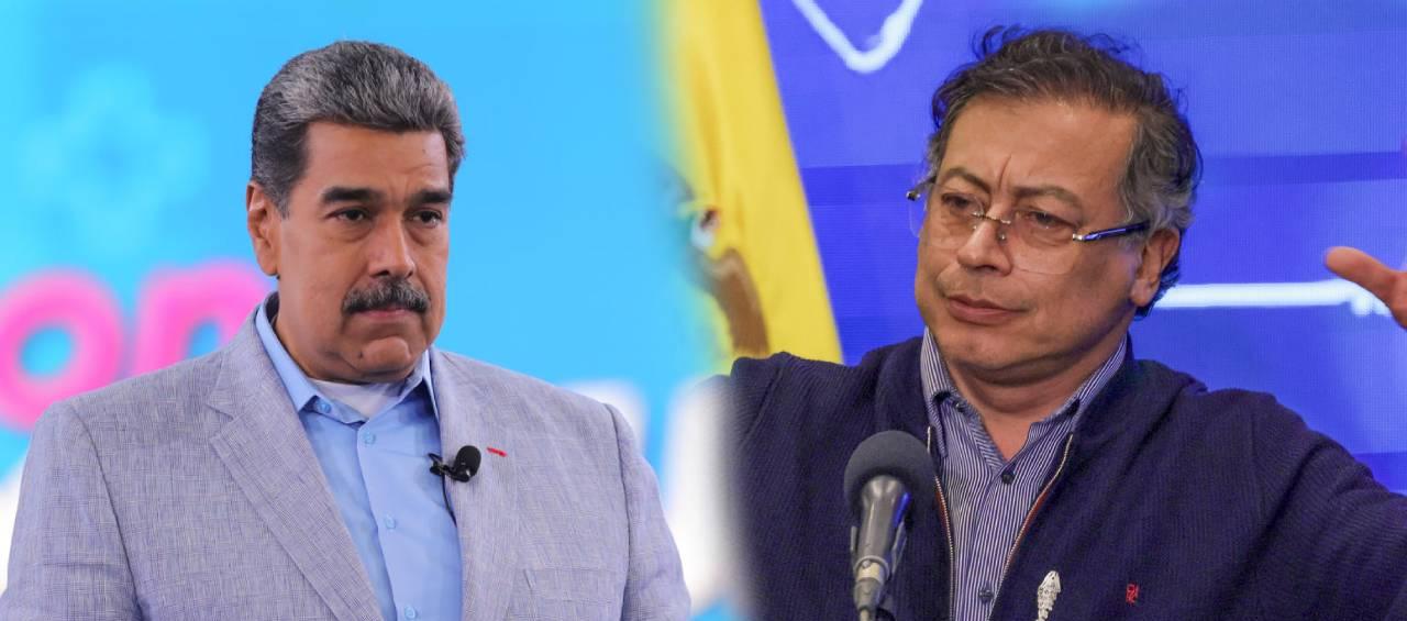 El Presidente de Venezuela, Nicolás Maduro, y Gustavo Petro.