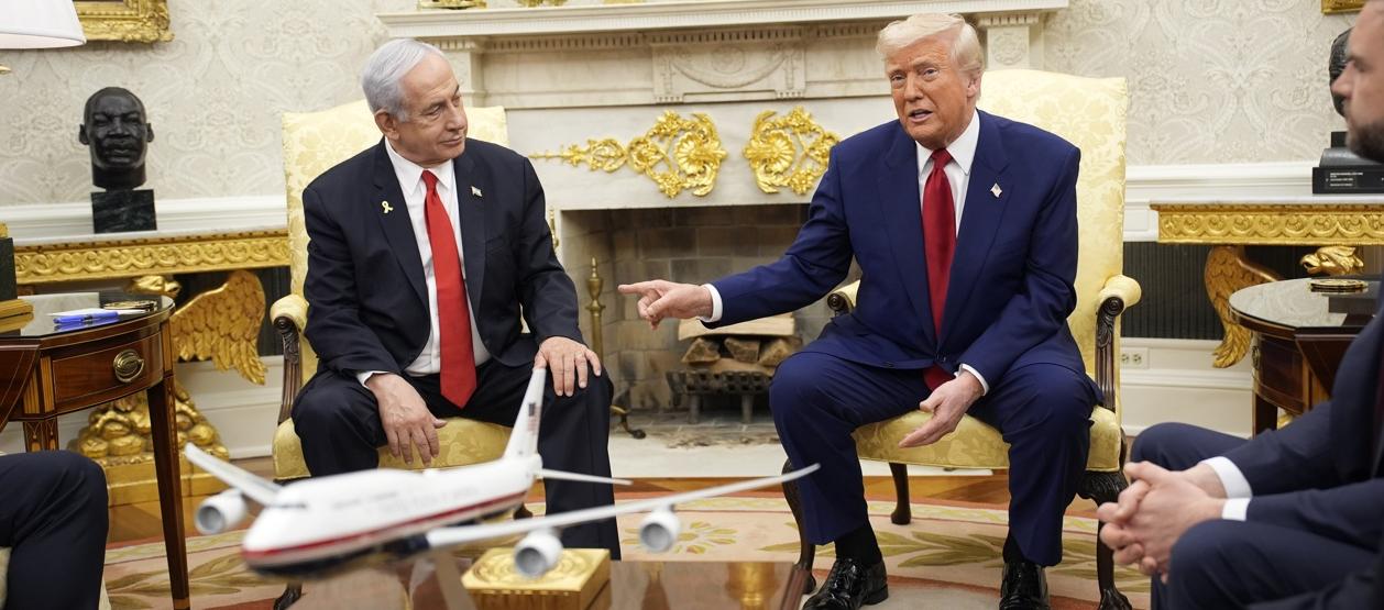 Benjamín Netanyahu y Donald Trump.
