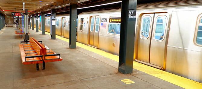 Metro de Nueva York.