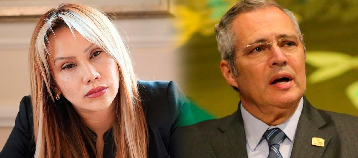 Sandra Ortiz e Iván Name.