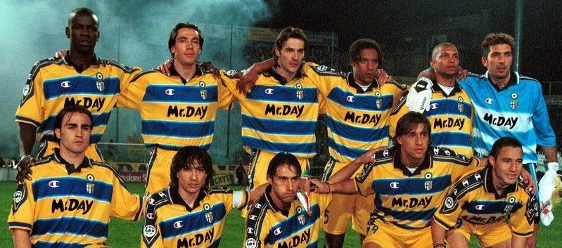 Buffon y Bolaño en el Parma que hizo historia.