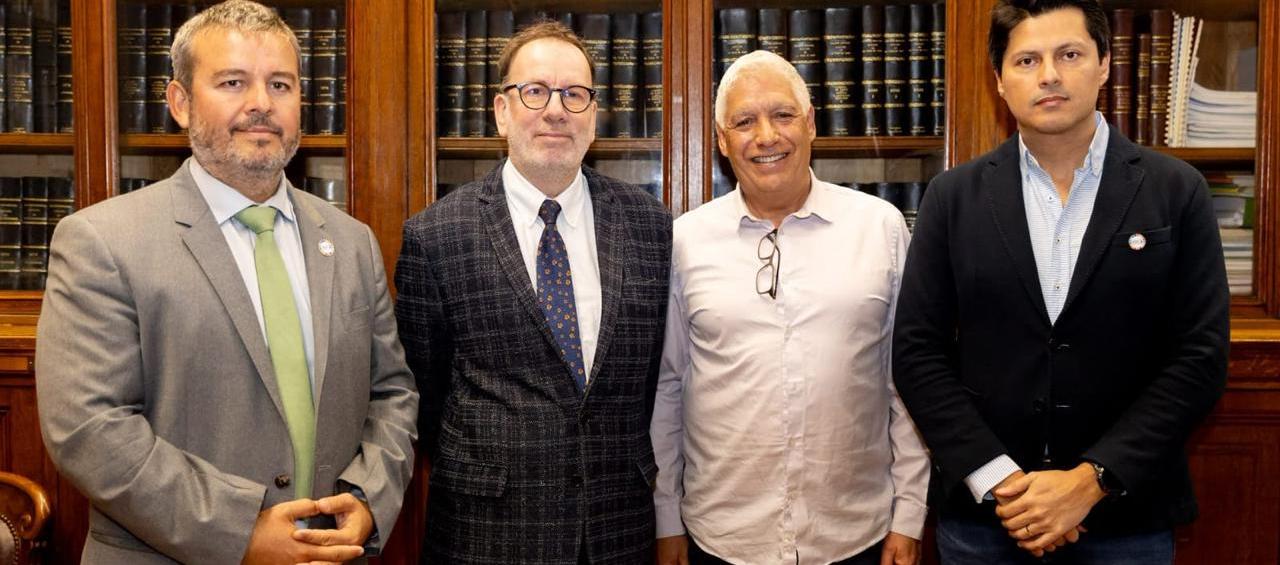 El Personero Distrital de Barranquilla, Miguel Ángel Alzate, tras ser reelegido vicepresidente. 