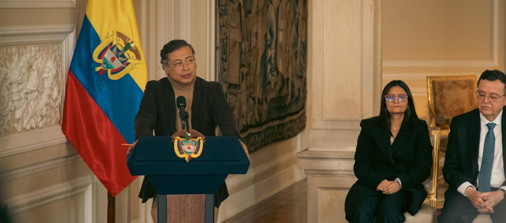 El Presidente Gustavo Petro.