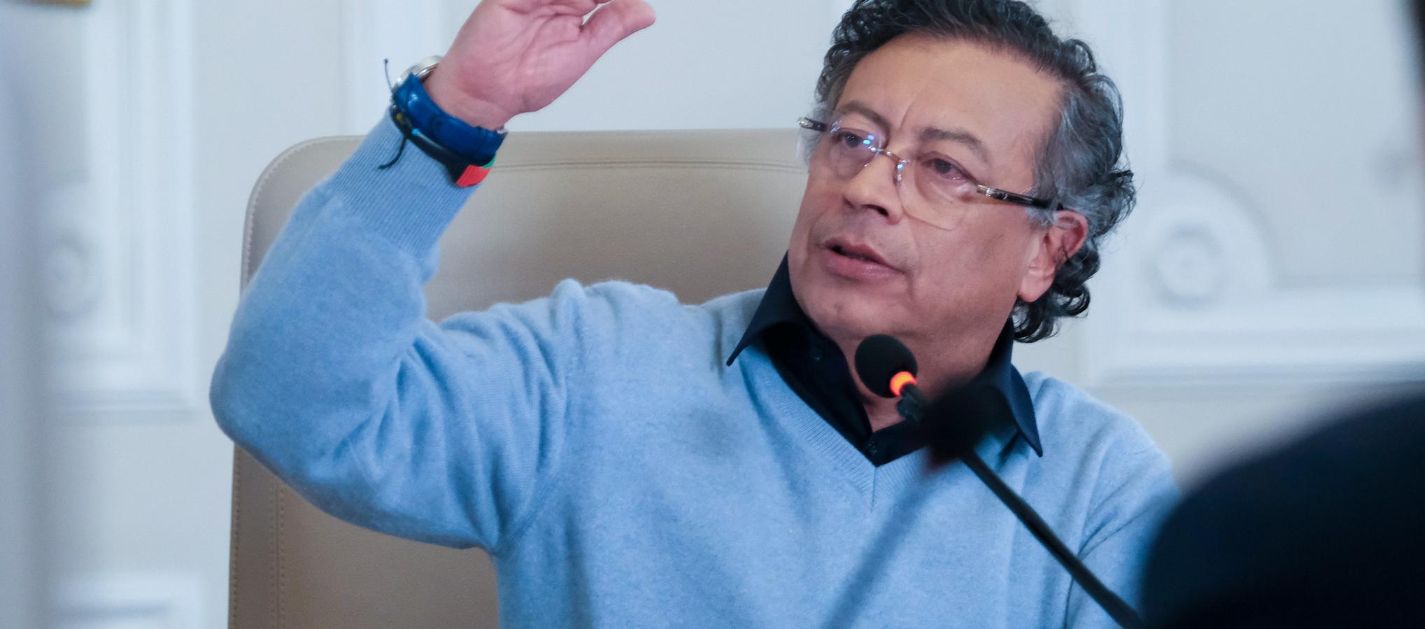 El Presidente Gustavo Petro.