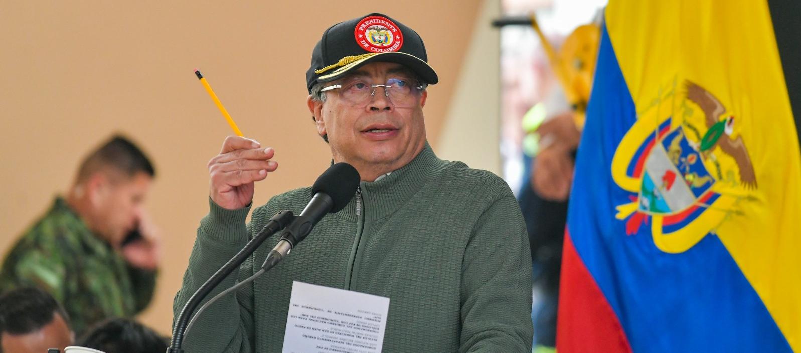 Gustavo Petro hoy en Pasto, Nariño.