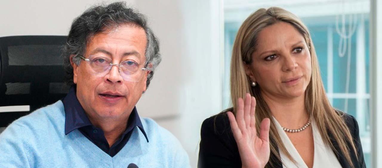 Gustavo Petro y Beatriz Gómez Consuegra.